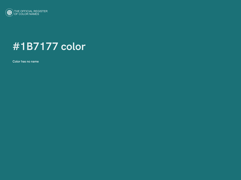 #1B7177 color image