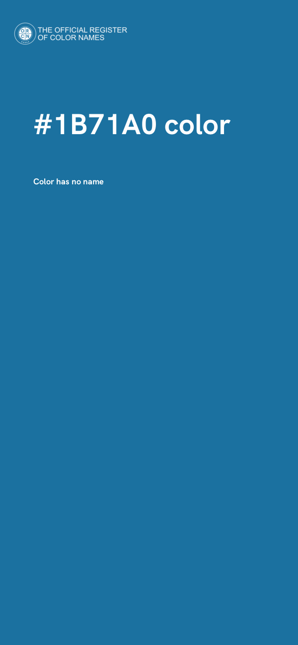 #1B71A0 color image