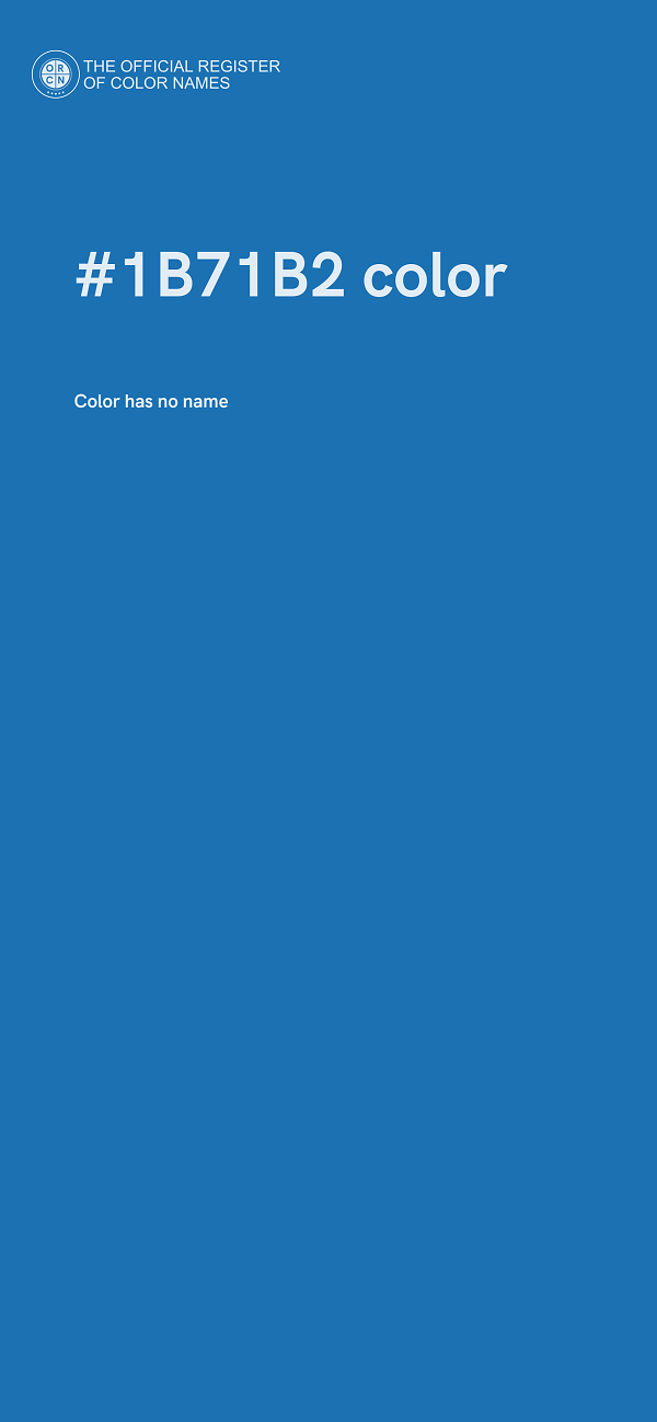 #1B71B2 color image