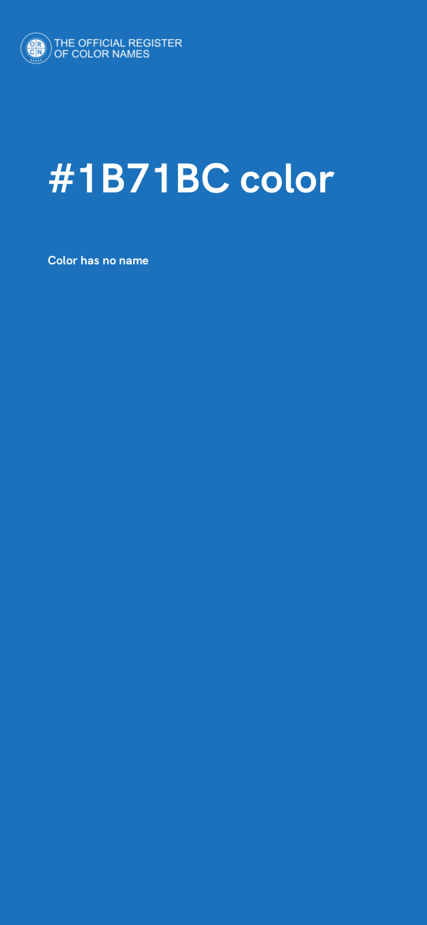 #1B71BC color image