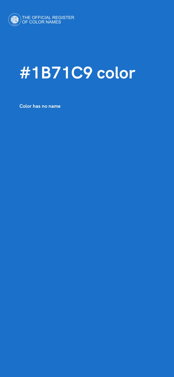 #1B71C9 color image