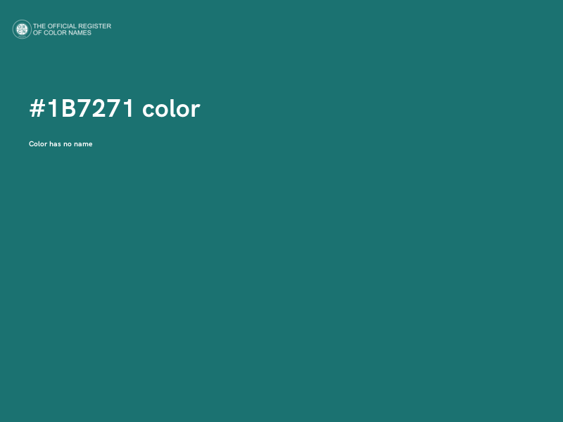 #1B7271 color image