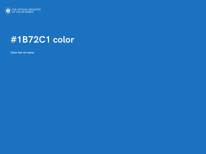 #1B72C1 color image