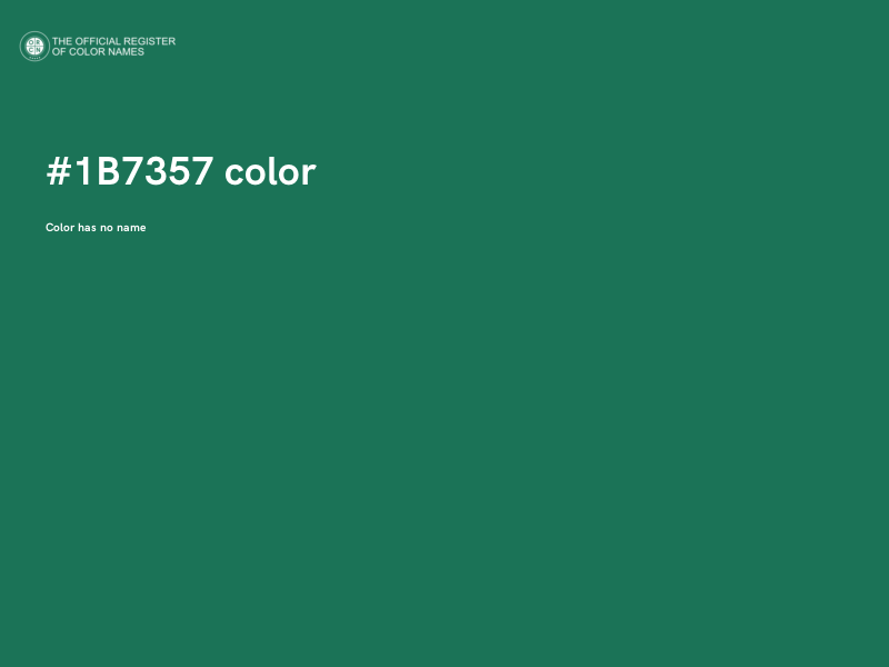 #1B7357 color image