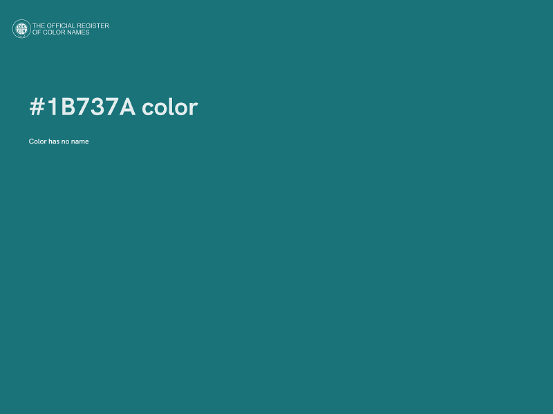 #1B737A color image