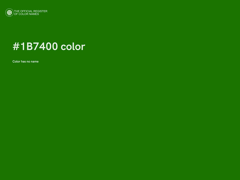 #1B7400 color image