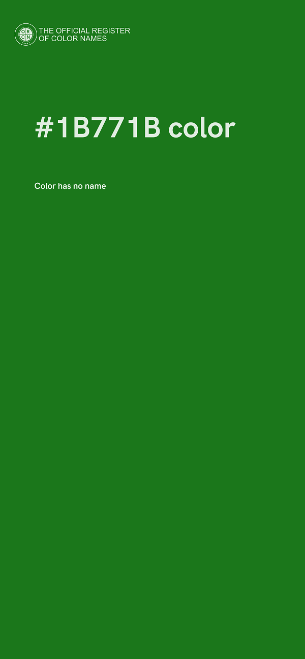 #1B771B color image