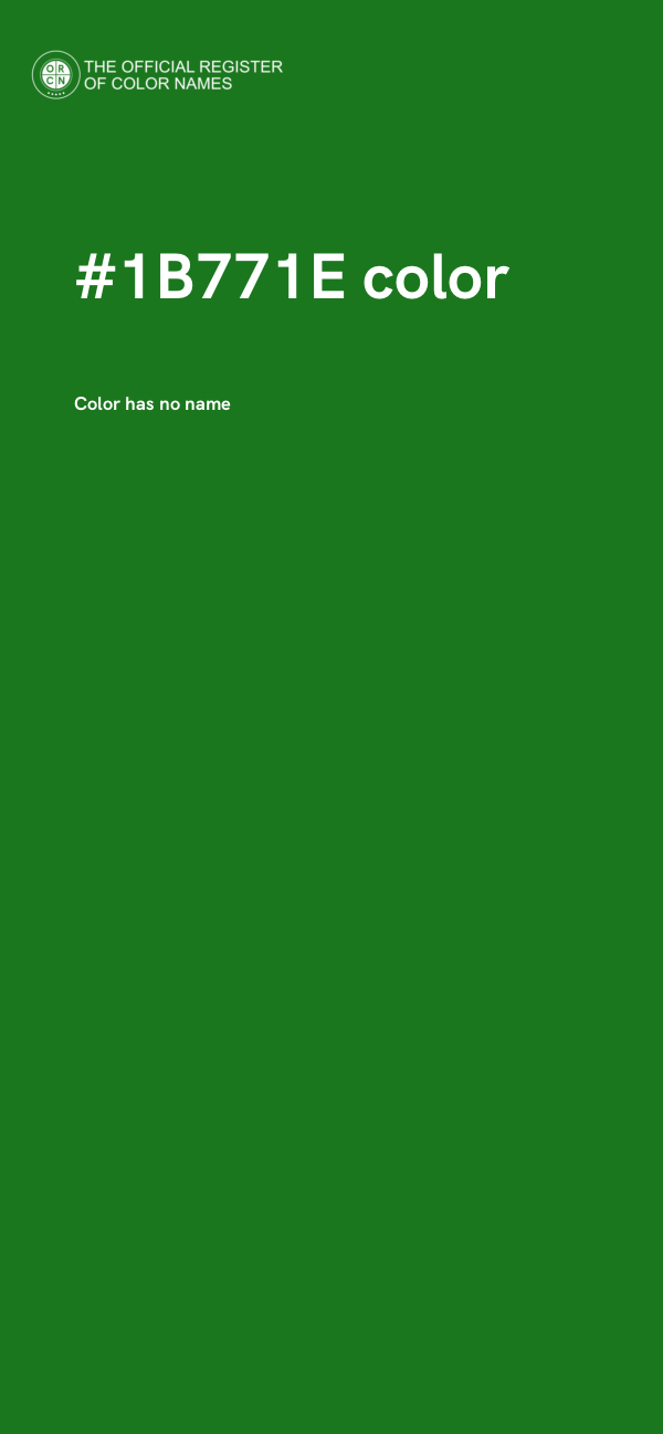 #1B771E color image