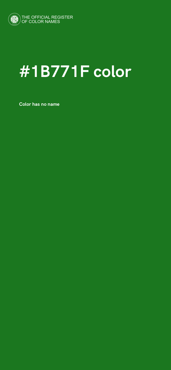 #1B771F color image