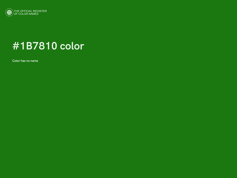 #1B7810 color image