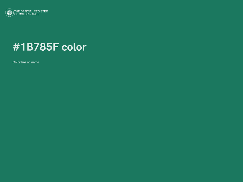 #1B785F color image