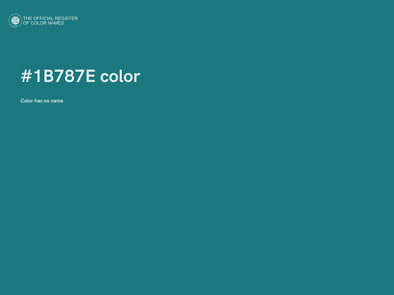 #1B787E color image