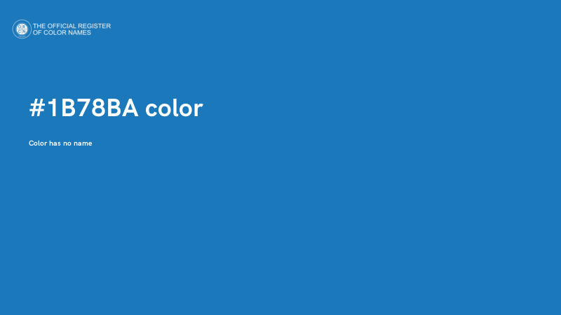 #1B78BA color image