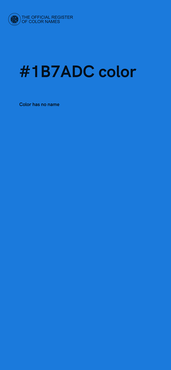 #1B7ADC color image