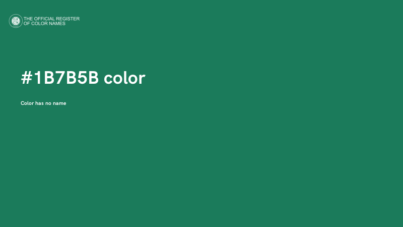 #1B7B5B color image