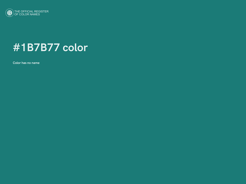 #1B7B77 color image