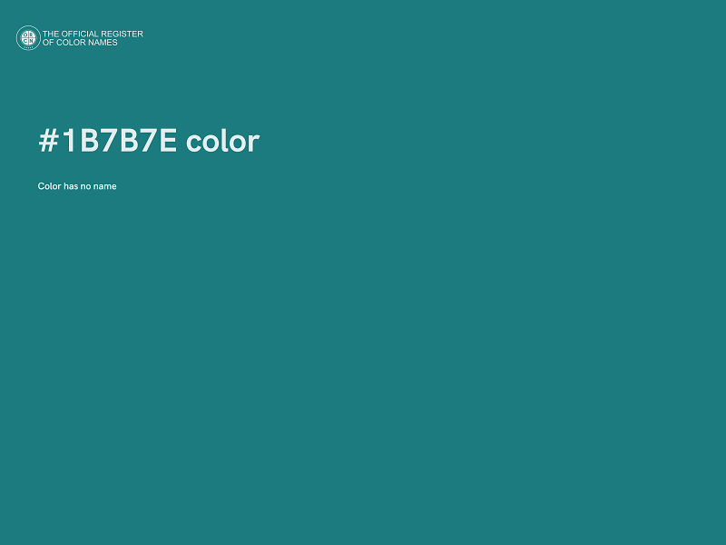 #1B7B7E color image