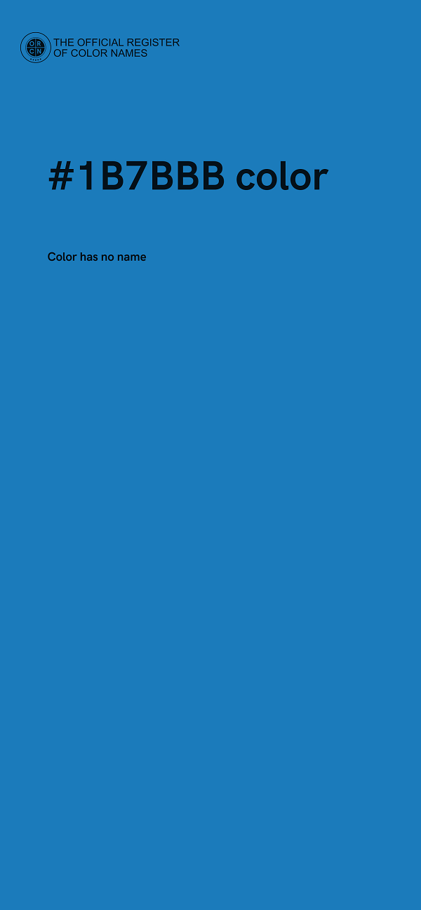 #1B7BBB color image