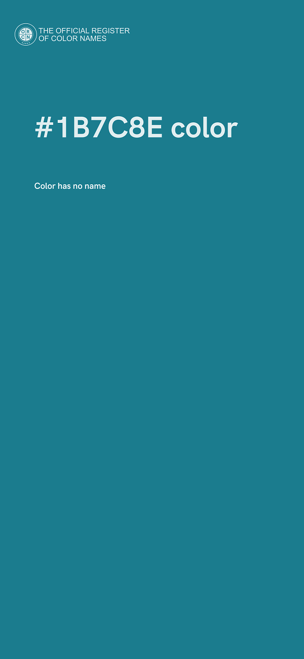 #1B7C8E color image