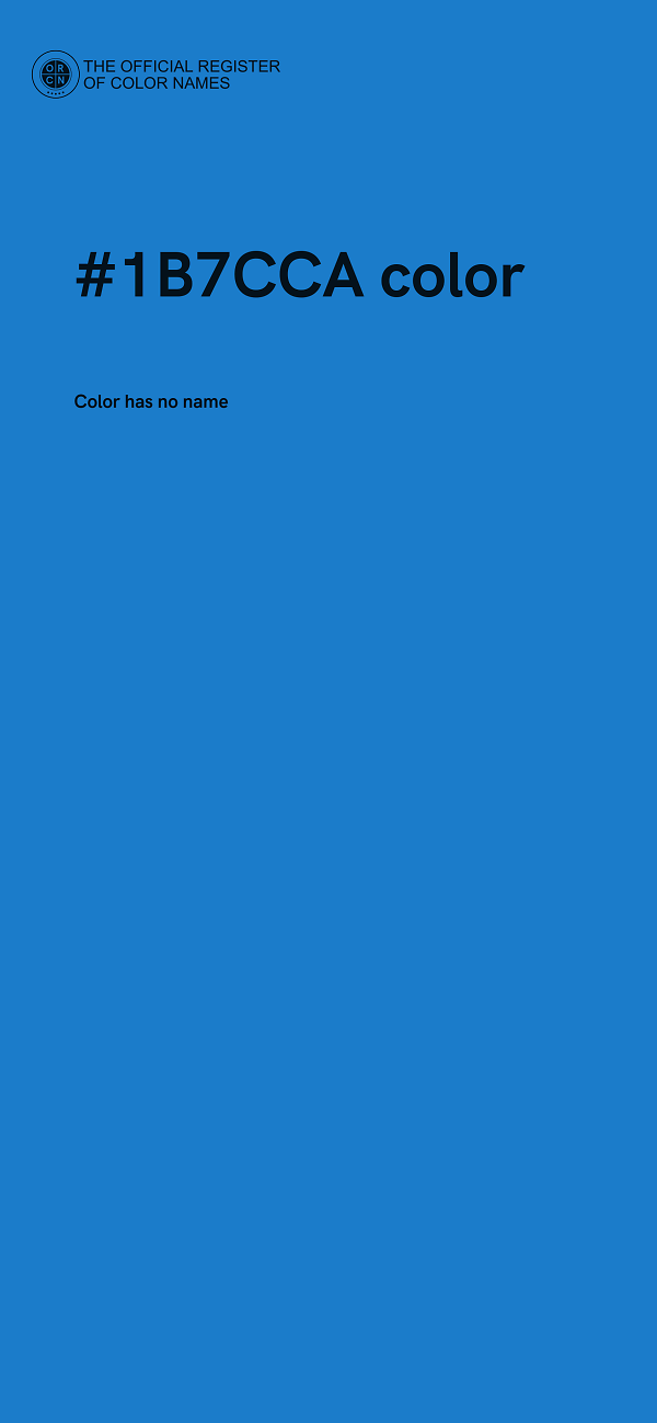 #1B7CCA color image