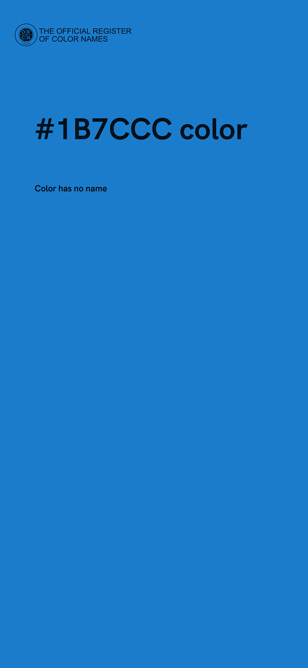 #1B7CCC color image