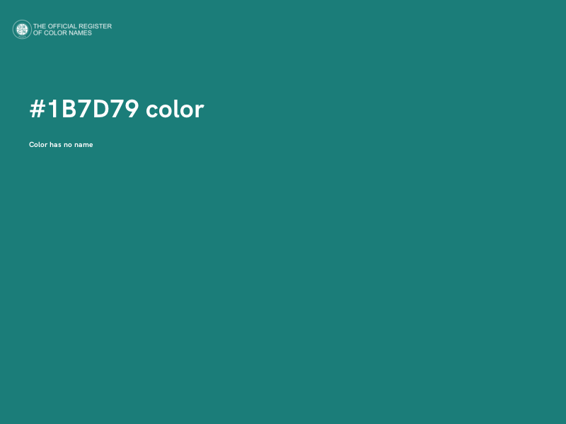 #1B7D79 color image