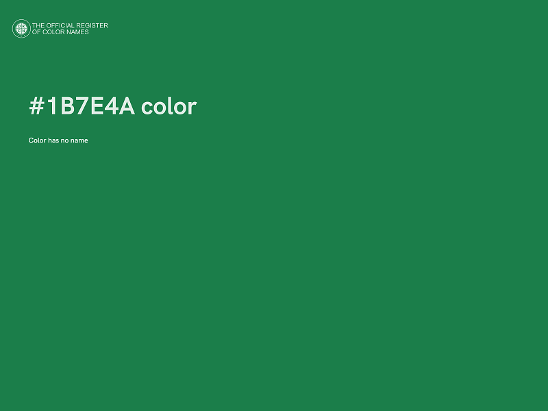 #1B7E4A color image