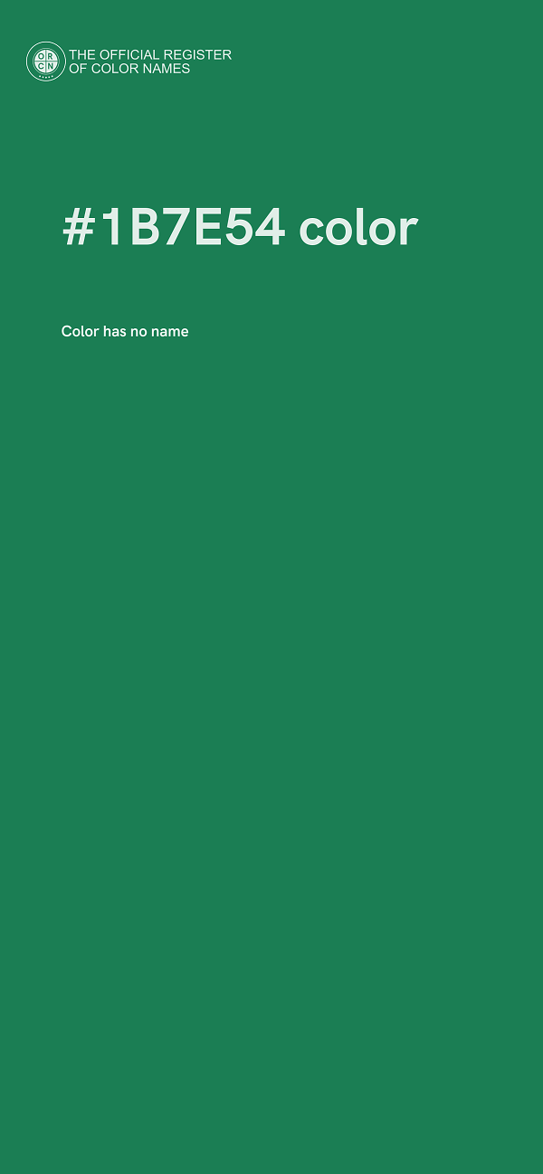 #1B7E54 color image