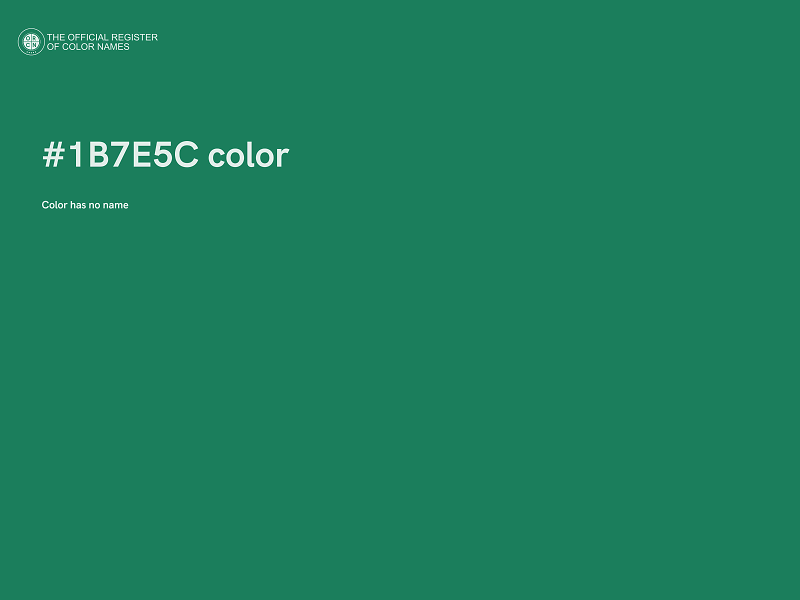 #1B7E5C color image