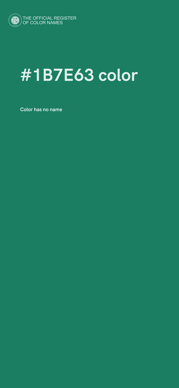 #1B7E63 color image