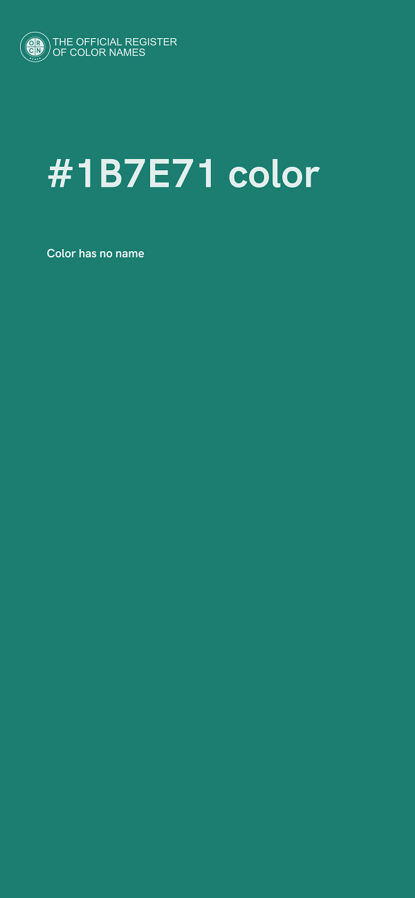 #1B7E71 color image