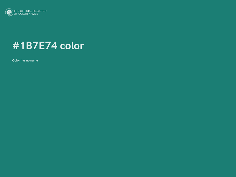 #1B7E74 color image