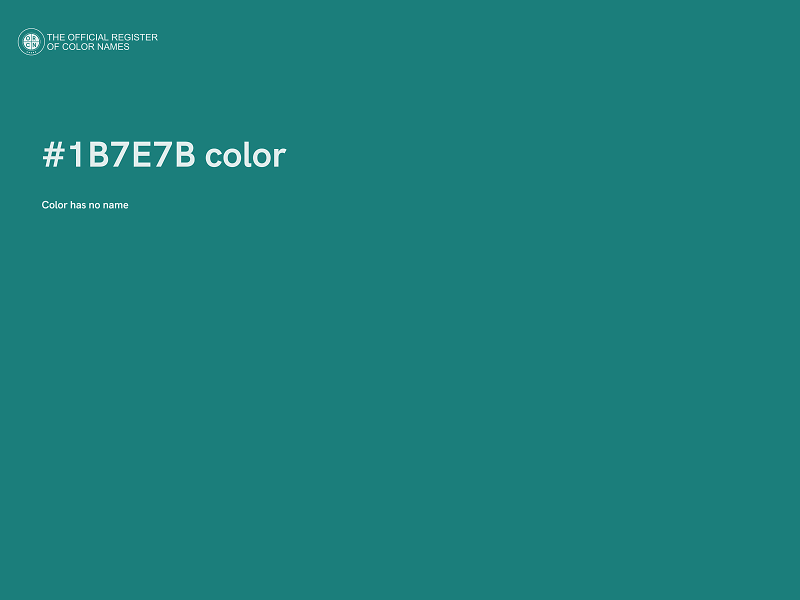 #1B7E7B color image