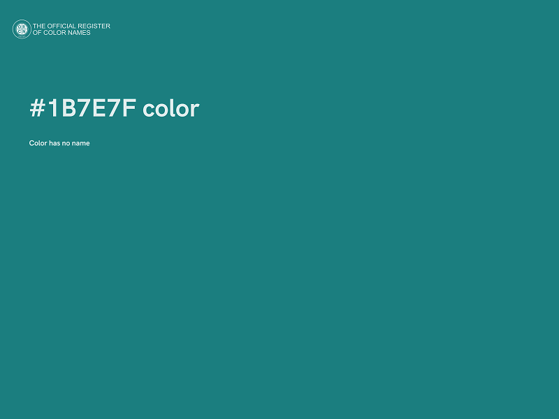 #1B7E7F color image