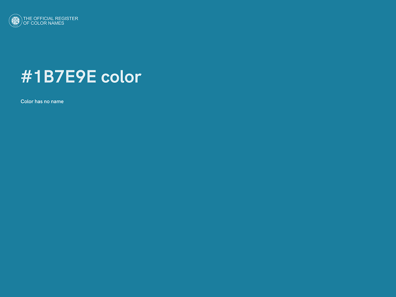#1B7E9E color image