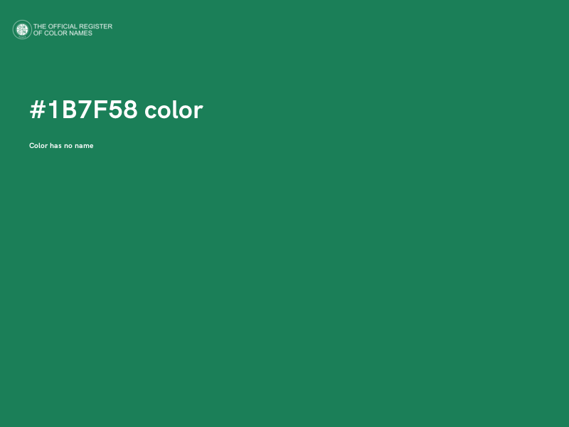 #1B7F58 color image