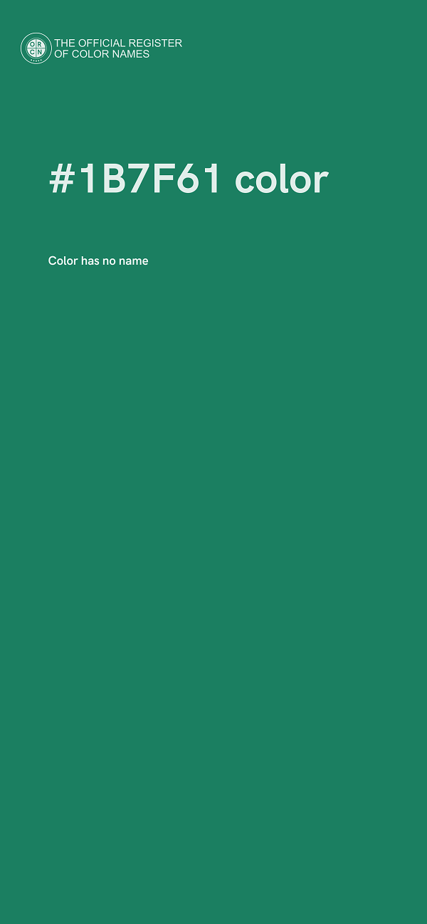 #1B7F61 color image
