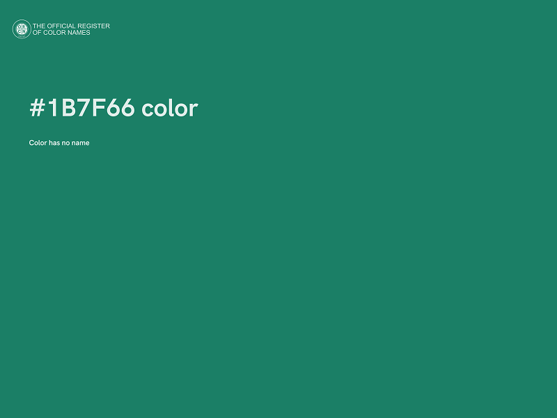 #1B7F66 color image