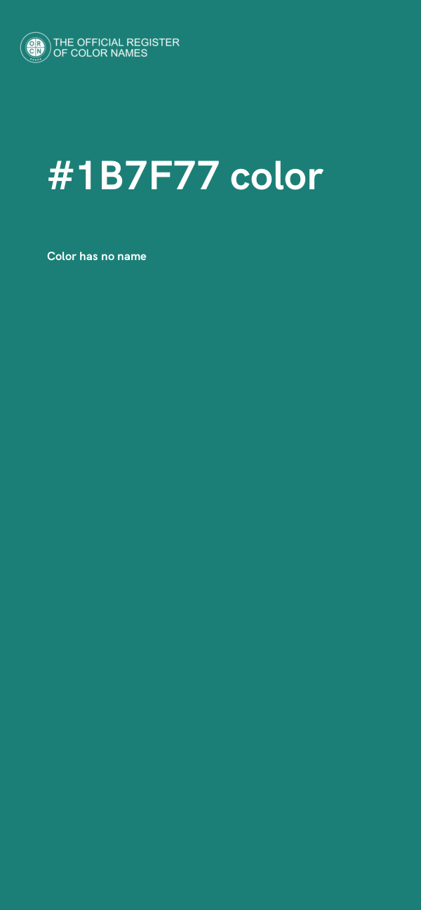 #1B7F77 color image