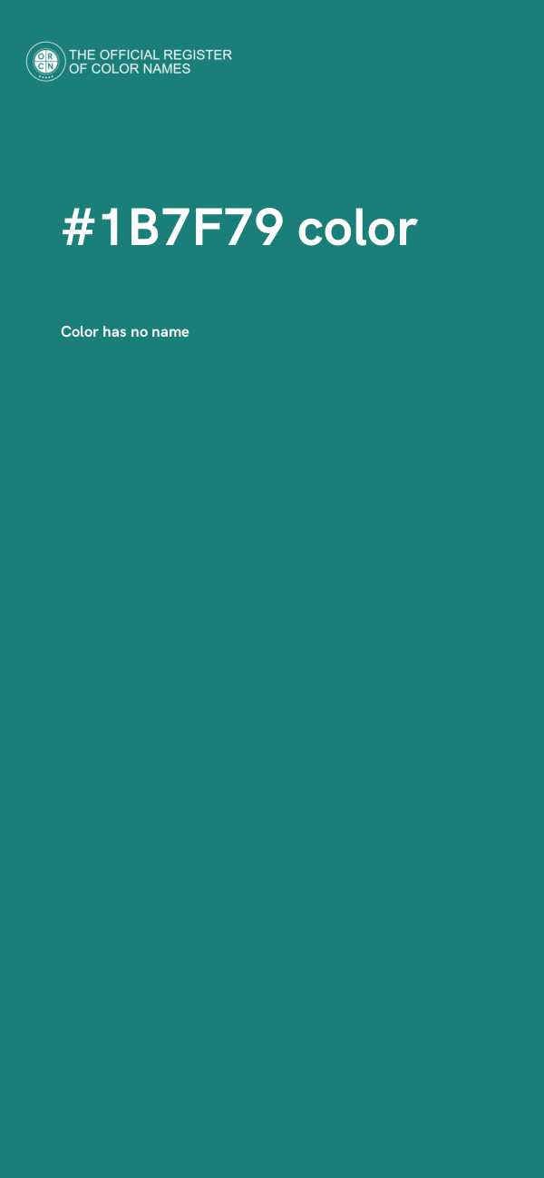 #1B7F79 color image