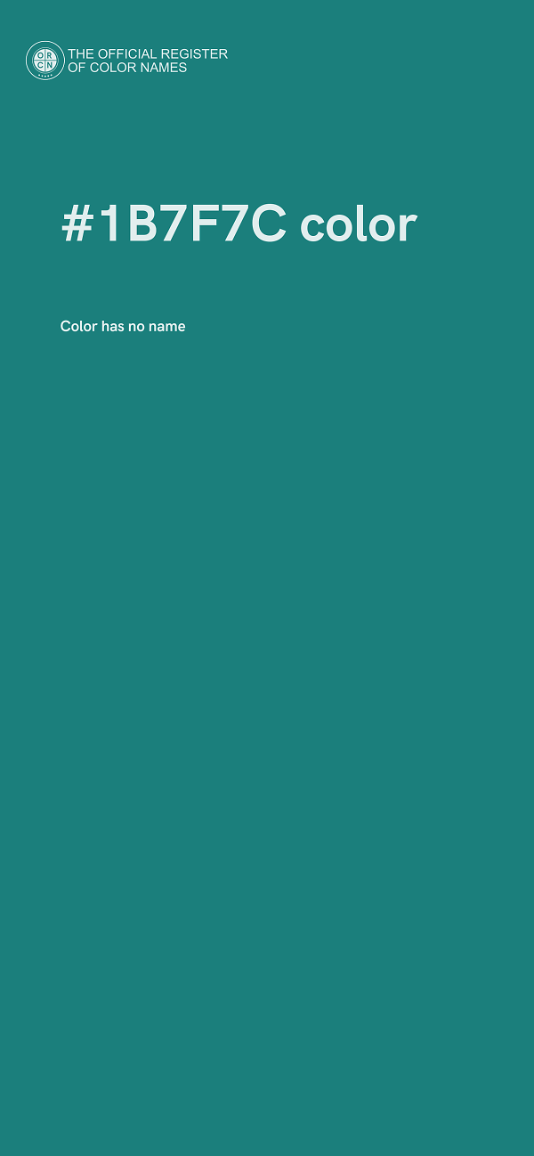 #1B7F7C color image