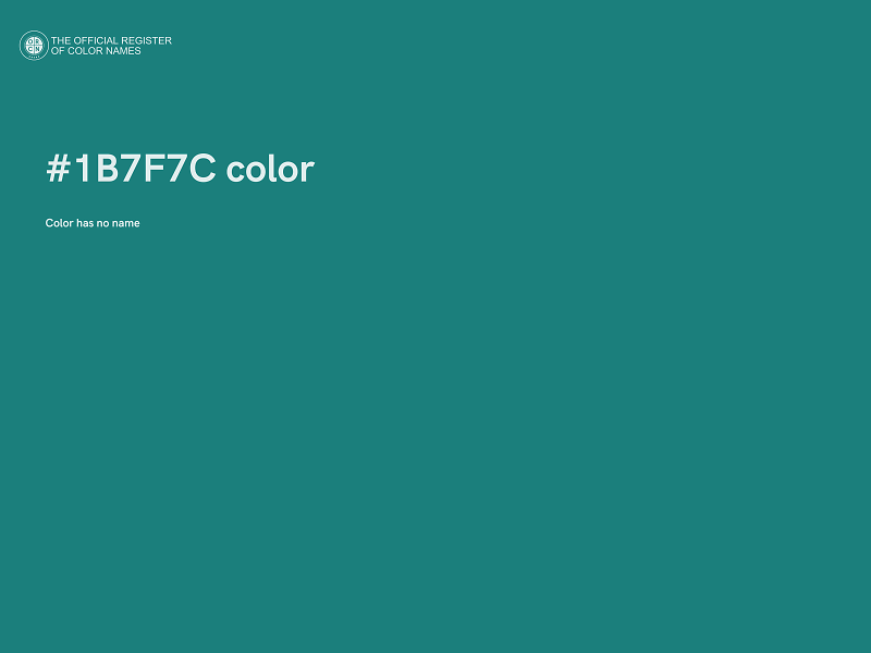 #1B7F7C color image