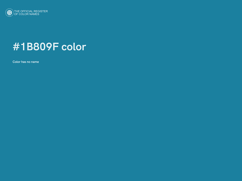 #1B809F color image