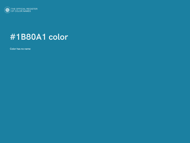 #1B80A1 color image