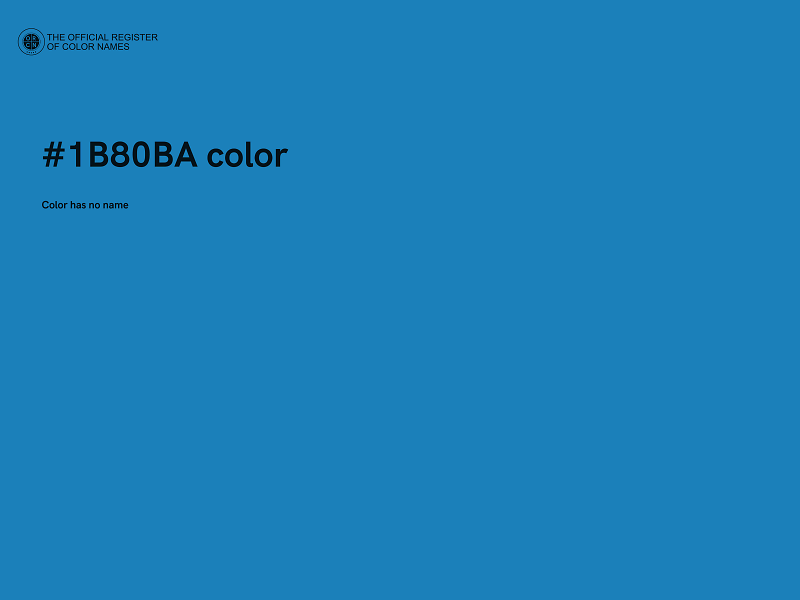 #1B80BA color image