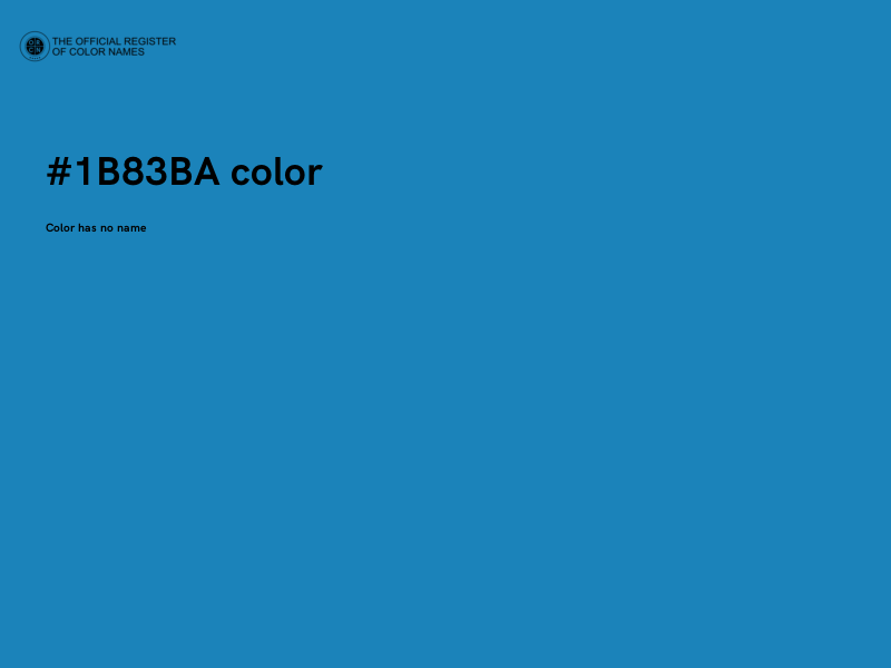 #1B83BA color image
