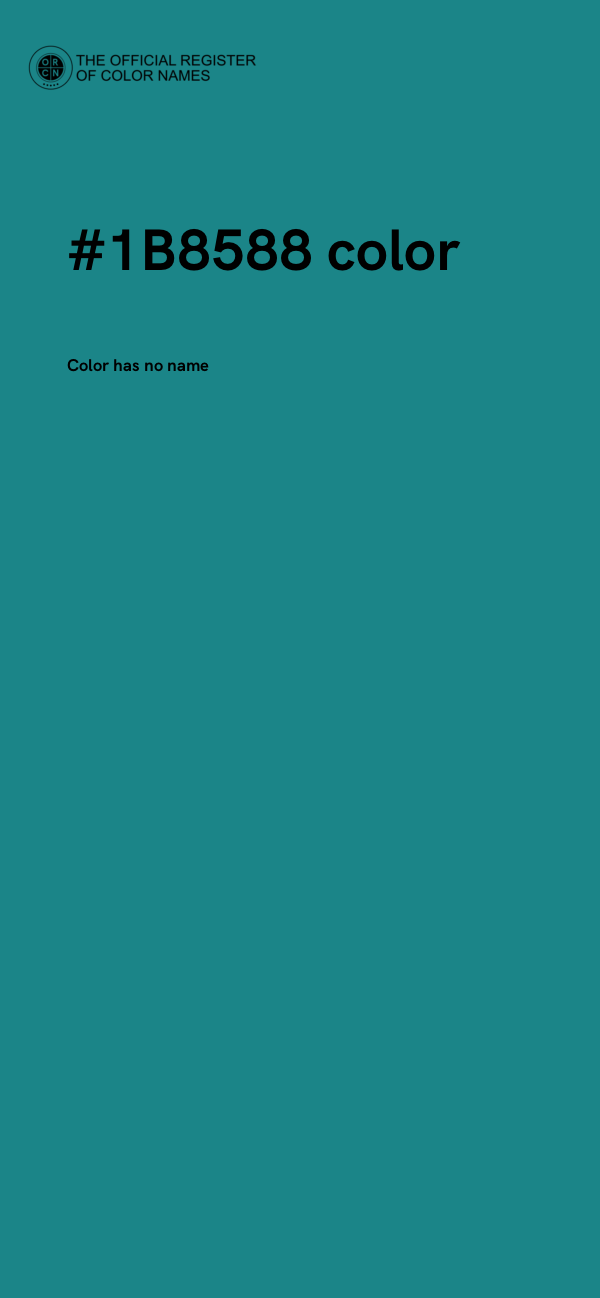 #1B8588 color image