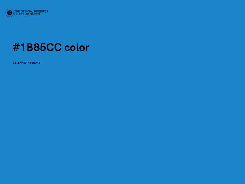 #1B85CC color image