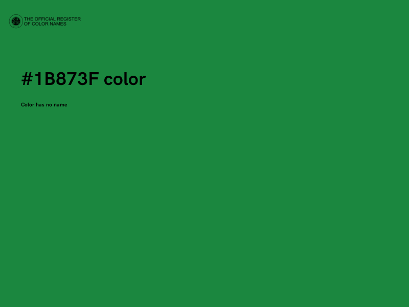 #1B873F color image
