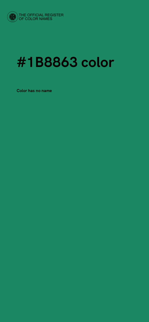 #1B8863 color image